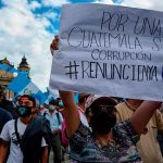 Continúan las movilizaciones en Guatemala en contra de Giammattei Continúan las protestas en Guatemala en contra de Giammattei