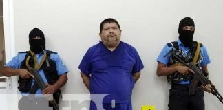 Conferencia policial sobre incautación de dinero (dólares) en Managua