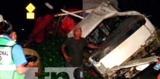 Accidente de tránsito en Nueva Segovia