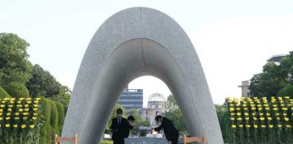 Conmemoran 76 años de la bomba de Hiroshima en Japón