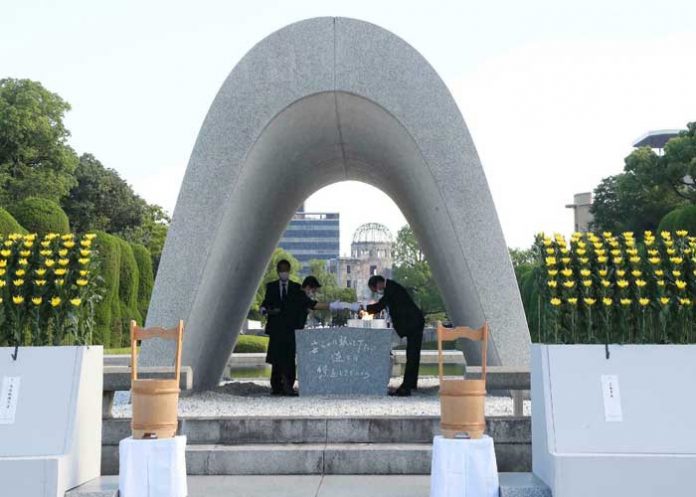Conmemoran 76 años de la bomba de Hiroshima en Japón