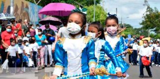 Ministerio de Educación en León apertura las fiestas patrias