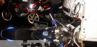 Escena del mortal accidente de tránsito en León