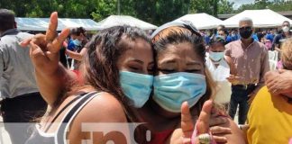 Acto de liberación de presos en el Sistema Penitenciario de Tipitapa