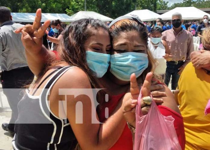 Acto de liberación de presos en el Sistema Penitenciario de Tipitapa