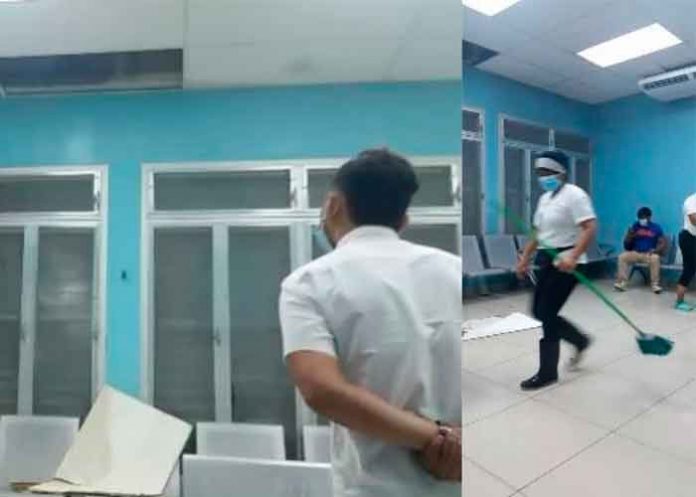 Fuertes lluvias provocan colapso del techo de un hospital en el sur de Honduras