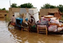 Miles de personas afectadas por las fuertes lluvias.