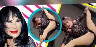 Lyn May asombra al mostrar que tan flexible es a sus 68 años