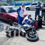 Escena del accidente de tránsito en Reparto Las Palmas