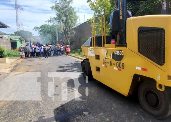 Obras de Calles para el Pueblo en Managua