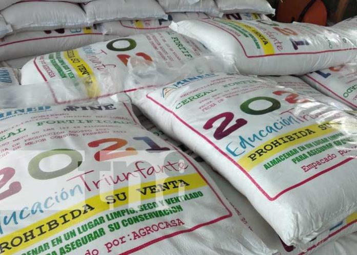 Merienda escolar para colegios de Tipitapa