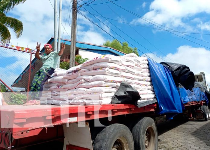 tercera entrega de la merienda escolar; fue recibida por la delegación municipal del MINED de Boaco