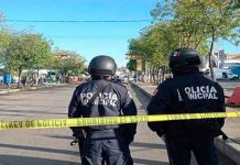 Sujeto es arrestado en México por llevar una cabeza humana cercenada Agentes de la policía federal de México