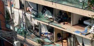Edificio dañado tras una explosión que dejó varios heridos
