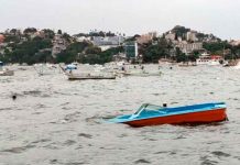 Al menos seis pescadores desaparecidos en Acapulco por el huracán Nora