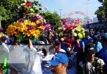 Así despiden en Managua la imagen de Santo Domingo de Guzmán Devoción en Managua por Santo Domingo de Guzmán