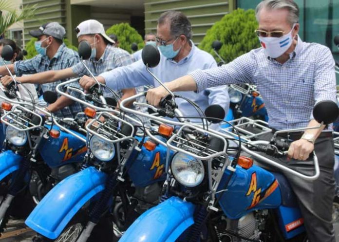 Motos donadas por Taiwán para el INTA