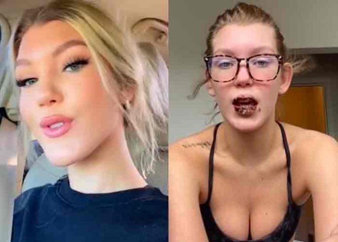 Tiktoker tuvo la variante Delta y sus labios se pusieron negros