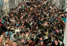 Supuesta evacuación de personas en Kabul