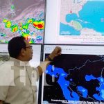 Dos ondas tropicales provocarán lluvias en Nicaragua esta semana Conferencia de prensa desde el INETER, sobre lluvias en Nicaragua