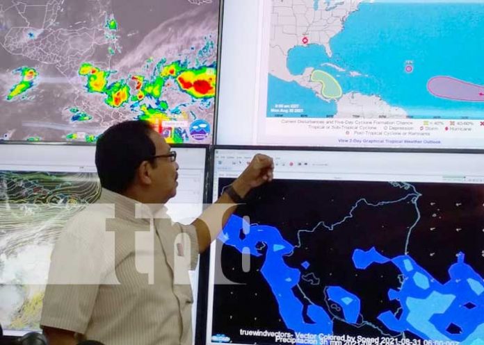 Conferencia de prensa desde el INETER, sobre lluvias en Nicaragua