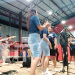 Noche de exaltación a Cristo en nuevo polideportivo de Moyogalpa Dan gracias a Dios pobladores del municipio de Moyogalpa