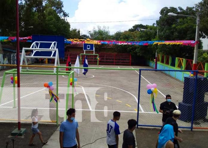 parque-benedicto-03 Remodelación del parque en el barrio Benedicto Valverde en Managua