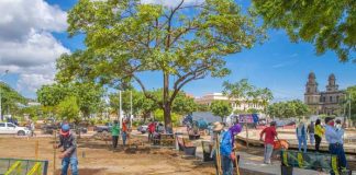 Recorrido por la construcción del Parque Bicentenario en Managua