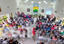 Familias de Ciudad Sandino conocen a detalle Plan de Lucha contra la Pobreza Presentación del Plan de Lucha contra la Pobreza en Ciudad Sandino