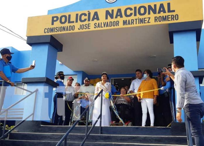 policia-la-paz-centro-1 Foto: Policía Nacional inaugura nueva estación en La Paz Centro, León