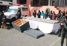 Policía hondureña incinera marihuana decomisados en ambulancia Policía hondureña decomisa 409 paquetes de marihuana en una ambulancia