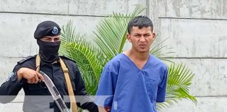 Conferencia policial sobre delincuentes capturados en Boaco