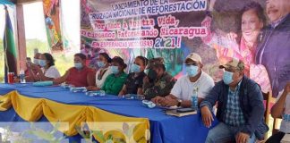 Lanzamiento de campaña de reforestación en Waspam, Caribe Norte