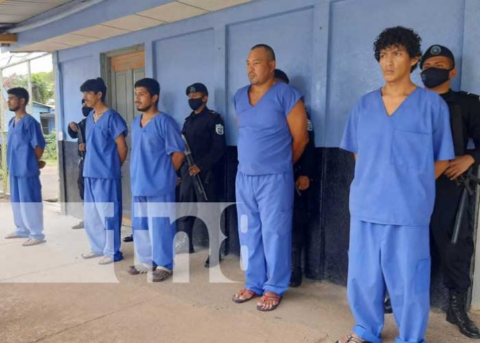 Captura de delincuentes en Río San Juan