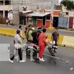 ¡La vio pálida! Presunto ladrón huye y choca con moto en Managua (VIDEO) Momento que encaran a un presunto ladrón en Managua