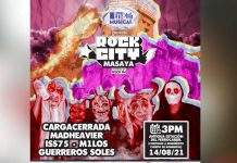 Póster oficial del evento Rock City Masaya
