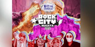 Póster oficial del evento Rock City Masaya