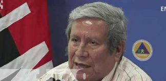Conferencia de prensa desde el SINAPRED por fenómeno meteorológico en el Caribe de Nicaragua