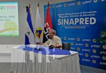 SINAPRED informó que depresión tropical se aleja de las costas nicaragüenses SINAPRED informó que depresión tropical se aleja de las costas nicaragüenses