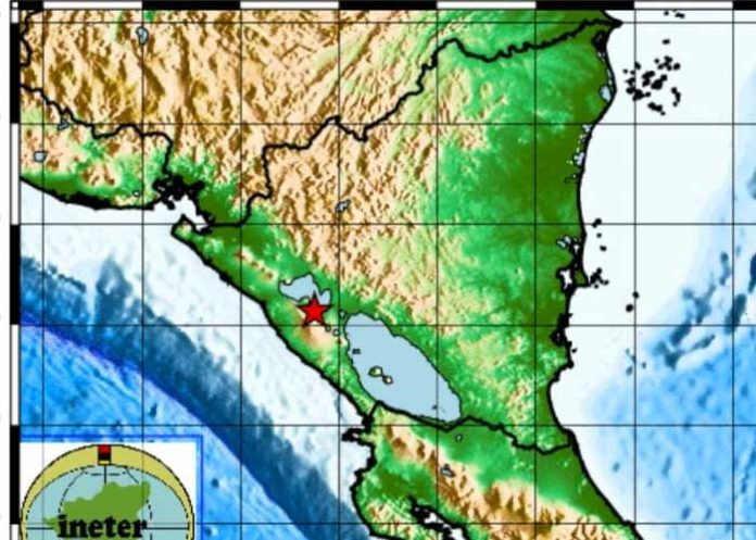Imagen de un sismo ocurrido en Managua, Nicaragua