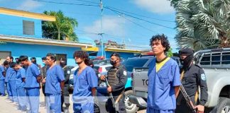 14 sujetos detenidos por delitos de alta peligrosidad en Masaya / FOTO / TN8