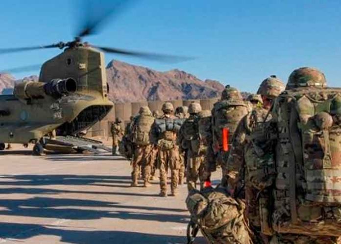 EjércitTropas de EE.UU. saliendo de Afganistáno de Estados Unidos salien de