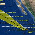 Tormenta Kevin se sigue fortaleciendo frente a costas de México