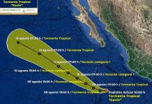 Tormenta Kevin se sigue fortaleciendo frente a costas de México Tormenta Kevin se sigue fortaleciendo frente a costas de México