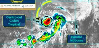 Tormenta tropical Jimena se forma en el Océano Pacífico