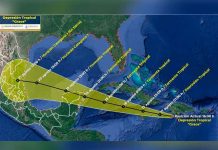 Trayectoria de la tormenta tropical Grace