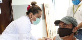 Jornada de vacunación en hospital de Managua