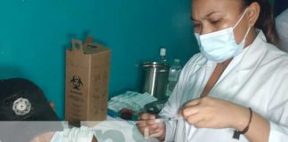 Jornada para aplicar vacuna contra el COVID-19 en Tipitapa