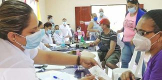 Jornada de aplicación de vacuna contra el COVID-19 en Ocotal