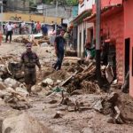 Decretan el estado de emergencia en Mérida, Venezuela por las fuertes lluvias Daños provocados por las inundaciones en el estado Mérida